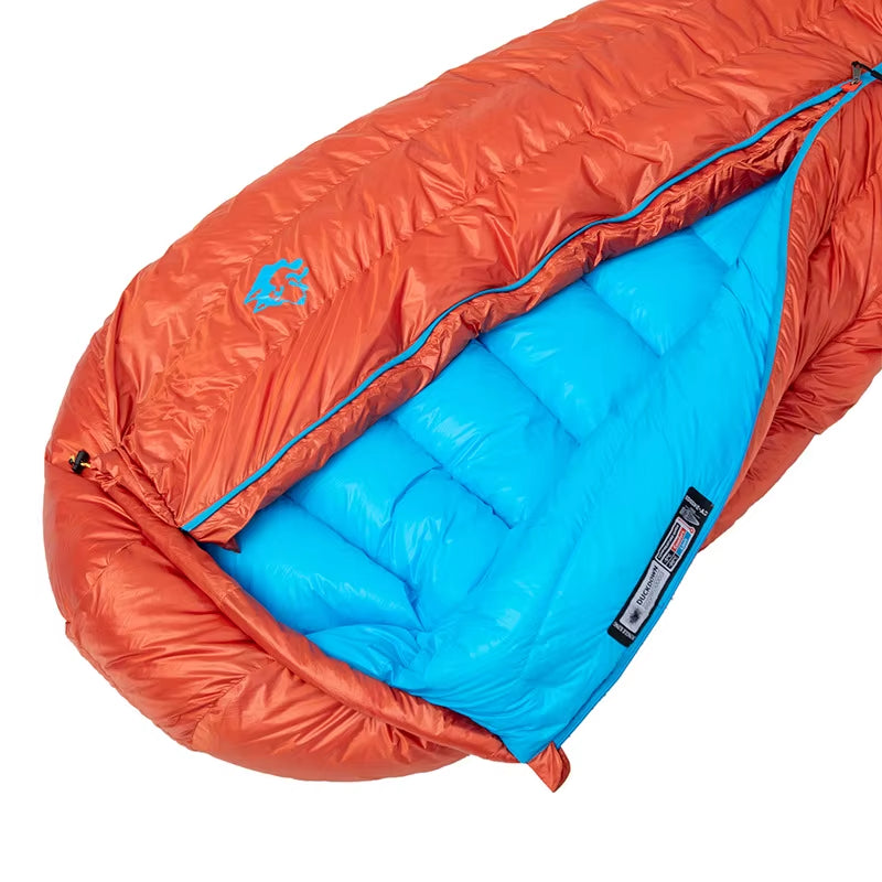 Outdoor Camping down Sleeping Bag Mummy Style Hiking Sleeping Bag High-Quality 1000G Duck down Delivery Storage Bag