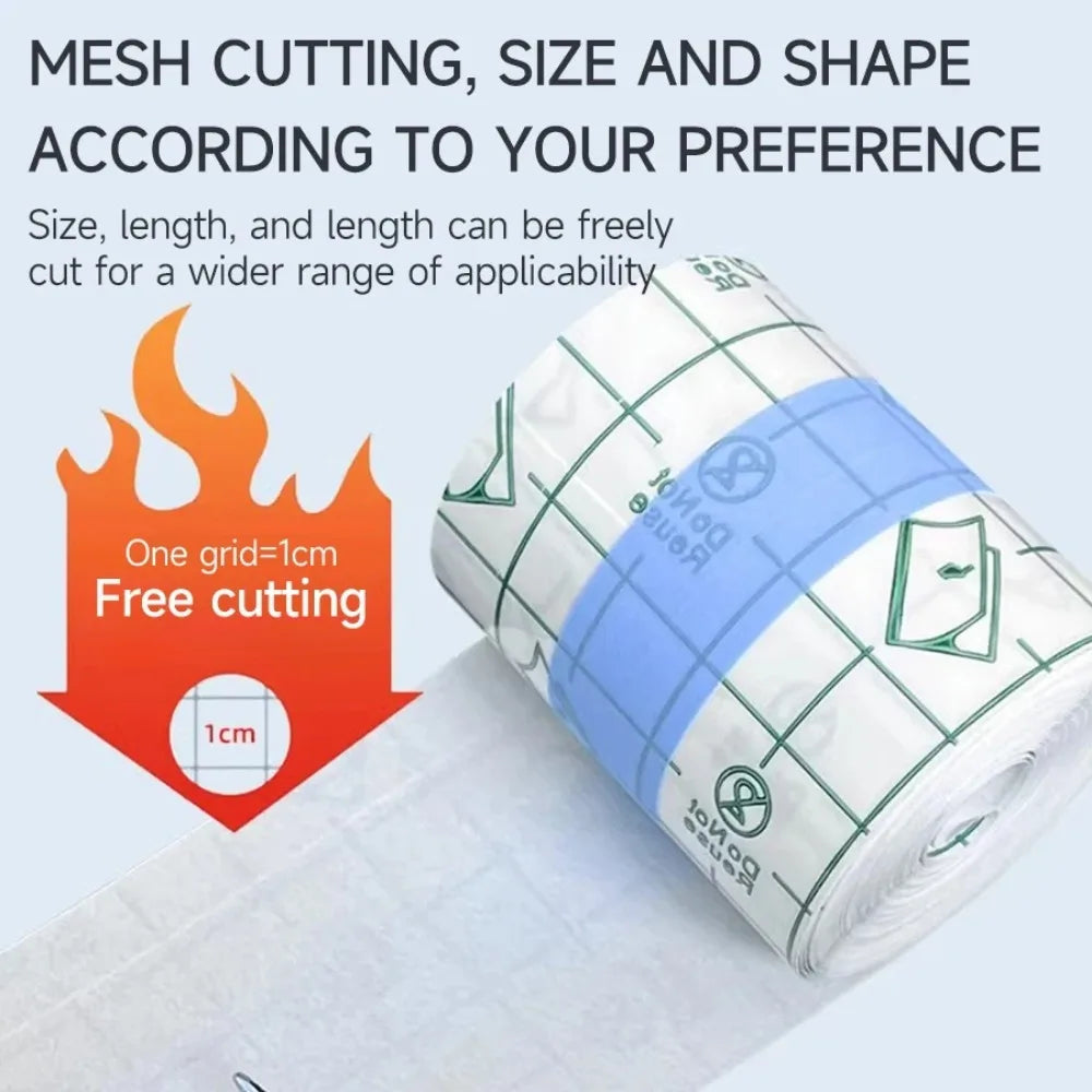 Waterproof Stretch Adhesive Bandage Protective Clear Transparent Dressing Film Disposable Cover Bandage Tape for Tattoos Shower