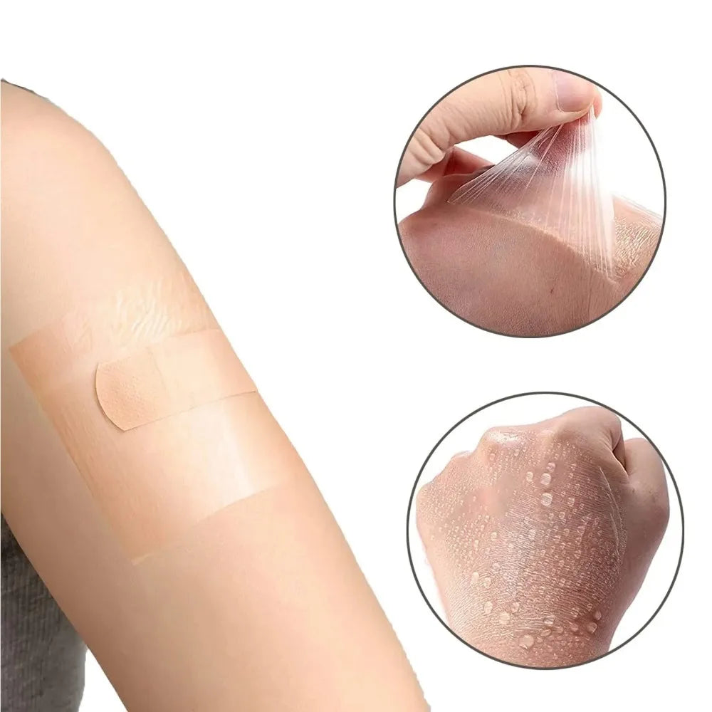 Waterproof Stretch Adhesive Bandage Protective Clear Transparent Dressing Film Disposable Cover Bandage Tape for Tattoos Shower